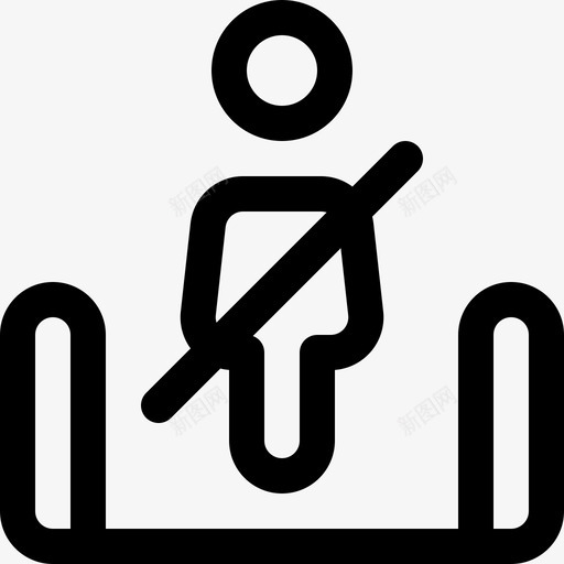 禁止自动扶梯升级人员svg_新图网 https://ixintu.com 禁止 自动扶梯 升级 人员 楼梯