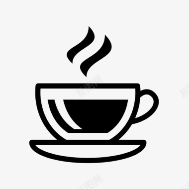 一杯咖啡咖啡卡布奇诺图标