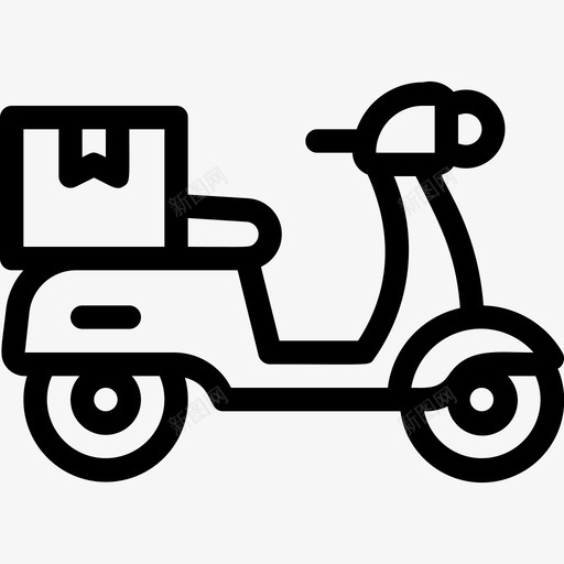 送货摩托车包装送货促销svg_新图网 https://ixintu.com 送货 摩托车 销售 包装 促销 购物 一线