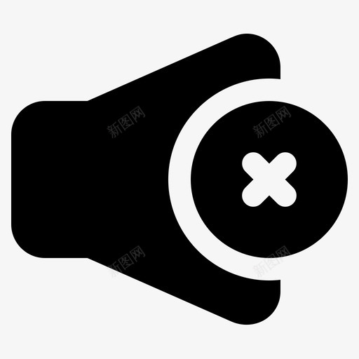 音量静音音频多媒体svg_新图网 https://ixintu.com 音量 静音 音频 多媒体 音乐 扬声器 用户界面