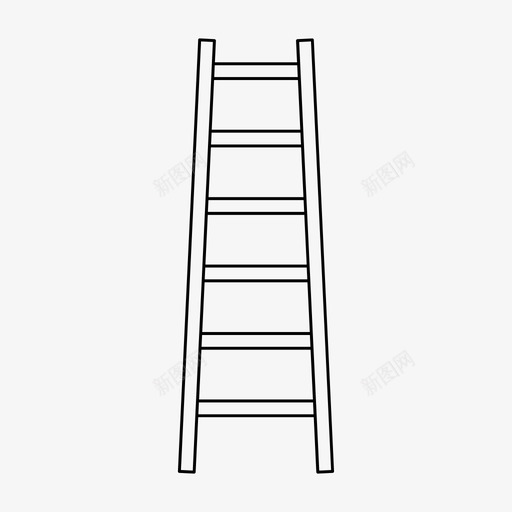 梯子爬上去家具svg_新图网 https://ixintu.com 梯子 爬上 上去 家具 工业 楼梯