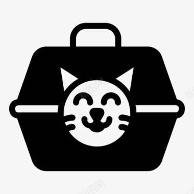 载体盒子猫图标