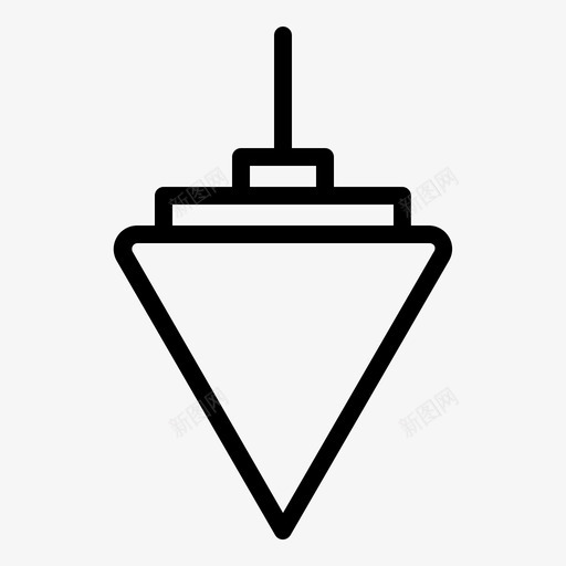 配重建筑铅锤svg_新图网 https://ixintu.com 建筑 工具 配重 铅锤 物业 建筑工