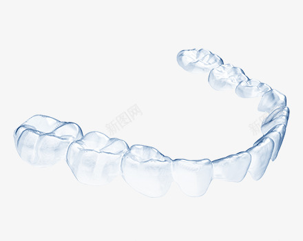 一排透明牙齿png免抠素材_新图网 https://ixintu.com 口腔 可爱 手绘 牙齿 透明