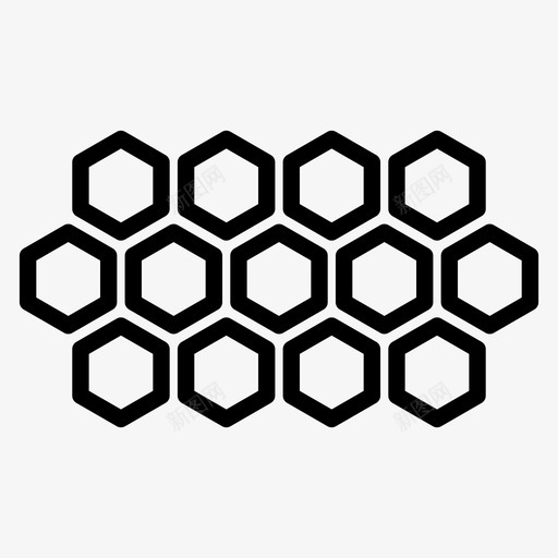 蜂巢六角形大黄蜂svg_新图网 https://ixintu.com 蜂巢 六角形 大黄蜂 图案 胡蜂 昆虫 动物 咬伤