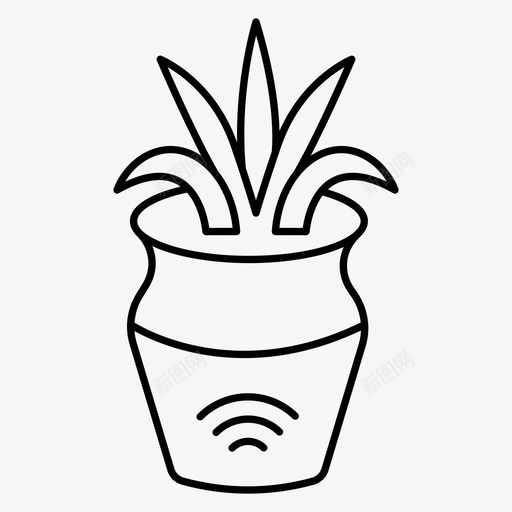 植物农业园林svg_新图网 https://ixintu.com 植物 农业 园林 绿色 自然 智能 农场 像素 完美 线条