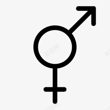 男女性别性别性别符号图标