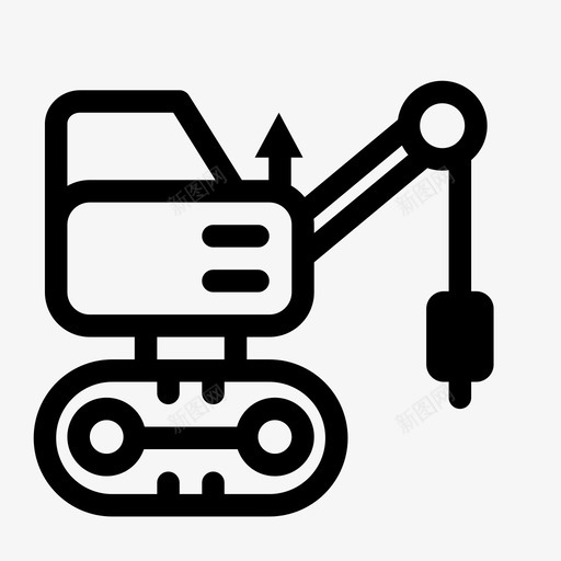 重型车辆建筑钻机svg_新图网 https://ixintu.com 重型 车辆 建筑 钻机 卡车
