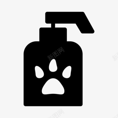 洗发水清洁剂液体图标