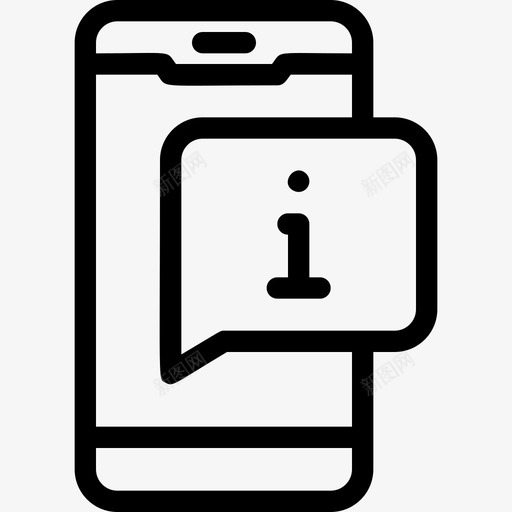 智能手机中的信息呼叫中心服务svg_新图网 https://ixintu.com 智能 手机 中的 信息 技术支持 呼叫中心 服务 警告 消息 热线