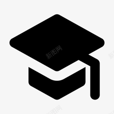 学历学院帽子图标