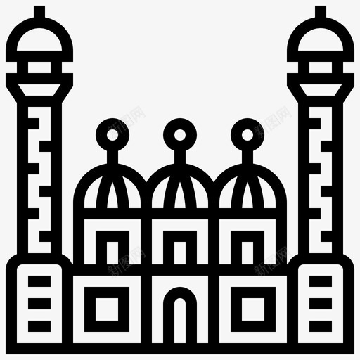 bibiheybat清真寺阿塞拜疆历史svg_新图网 https://ixintu.com 清真寺 阿塞拜疆 历史 史地 标线