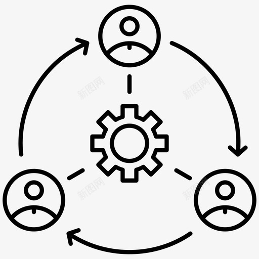 团队协议协作svg_新图网 https://ixintu.com 团队 协议 协作 交易 交易人 人员