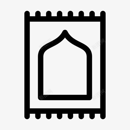 穆斯林祈祷地毯地毯垫子svg_新图网 https://ixintu.com 穆斯林 地毯 祈祷 垫子 服饰 上线
