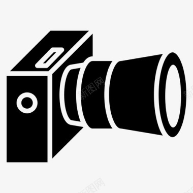 镜头相机镜头相机部件图标