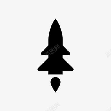 火箭炸弹军用图标