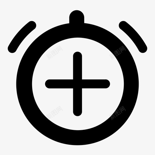 添加闹钟时钟设备svg_新图网 https://ixintu.com 添加 闹钟 时钟 设备 材料 设计 时间 计时器