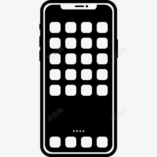 iphone11pro苹果智能手机svg_新图网 https://ixintu.com 手机 苹果 智能