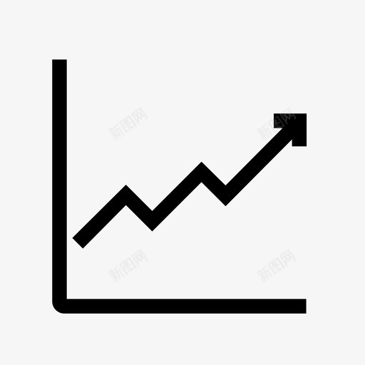 统计图表向下svg_新图网 https://ixintu.com 统计 图表 向下 直线 向上