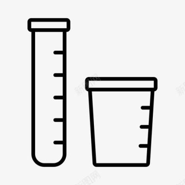 尿检医院医学检验图标