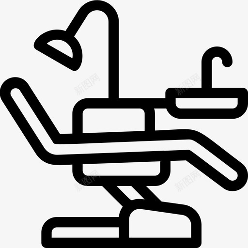 牙科椅长凳诊所svg_新图网 https://ixintu.com 牙科 长凳 诊所 护理 牙医