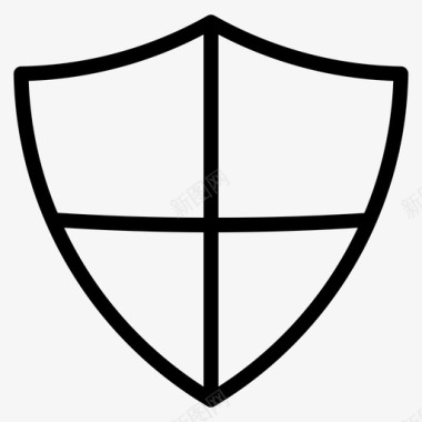 盾牌防护中世纪图标