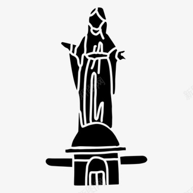 圣克里斯托巴尔山天主教智利图标