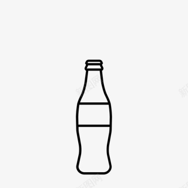经典可乐瓶饮料苏打水图标
