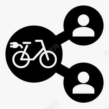 ebike共享ebike共享bikesharing图标