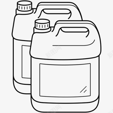 环氧胶粘剂胶水包装图标