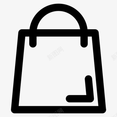 购物袋电子商务用户界面图标图标
