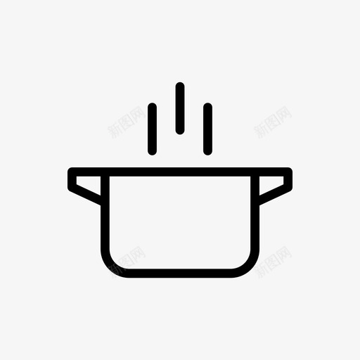烹饪菜热的svg_新图网 https://ixintu.com 烹饪 菜热 厨房 线条