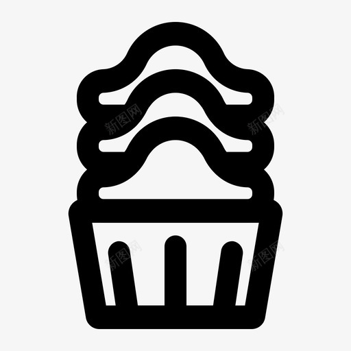 采购产品蛋糕食物冰蛋糕svg_新图网 https://ixintu.com 蛋糕 食物 采购 产品 平底锅 餐馆 饮料