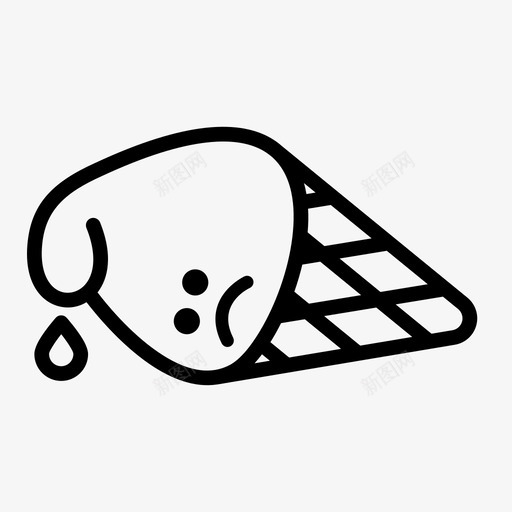 悲伤冰淇淋甜点冷冻处理svg_新图网 https://ixintu.com 悲伤 冰淇淋 甜点 冷冻 处理 酸奶 夏天华 天华 夫饼筒 可爱 爱的