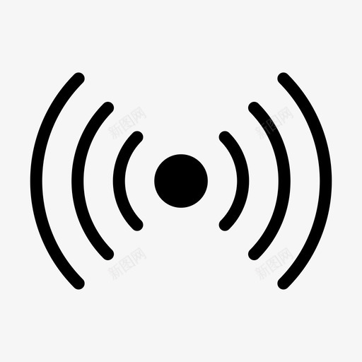 信号连接无线电svg_新图网 https://ixintu.com 信号 连接 无线电 无线 移动 线条 符号
