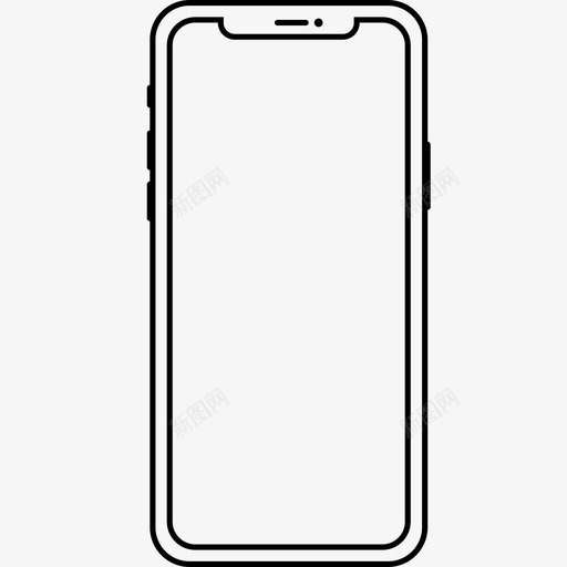 iphone11pro苹果智能手机svg_新图网 https://ixintu.com 手机 苹果 智能