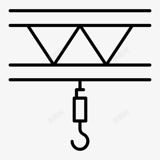 起重机建筑工业svg_新图网 https://ixintu.com 起重机 建筑 建筑工 工业 港口 航运