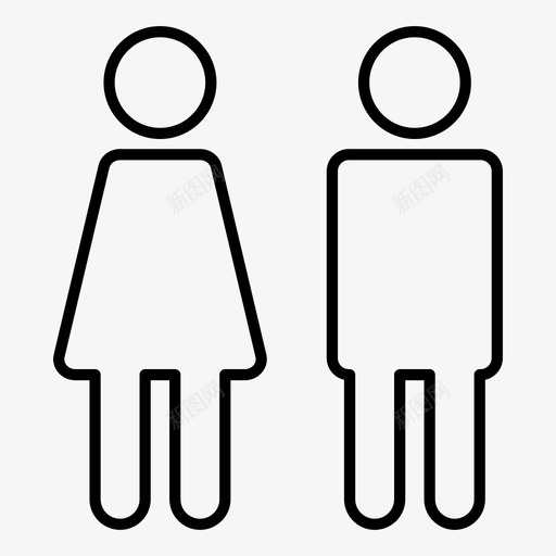 女人和男人试衣间人svg_新图网 https://ixintu.com 女人 人和 男人 试衣 间人 洗手间 水疗 厕所 夏天