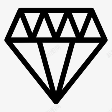珠宝水晶钻石图标