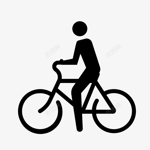 自行车男孩城市svg_新图网 https://ixintu.com 自行车 男孩 城市