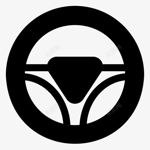 控制台汽车游戏svg_新图网 https://ixintu.com 游戏 控制台 汽车 赛车 运动 方向盘