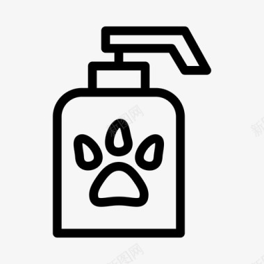 洗发水清洁剂液体图标