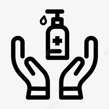 卫生护理洗手图标