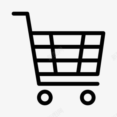 购物车购物篮购物和电子商务像素完美图标