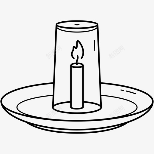 真空蜡烛实验大气压玻璃svg_新图网 https://ixintu.com 真空 蜡烛 实验 大气压 玻璃