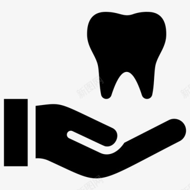 托齿护理牙齿护理图标