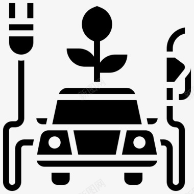 代用燃料汽车能源动力图标