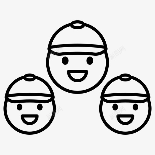 帽子棒球帽欢呼svg_新图网 https://ixintu.com 帽子 棒球 欢呼 欢快 快乐 微笑 表情 符号