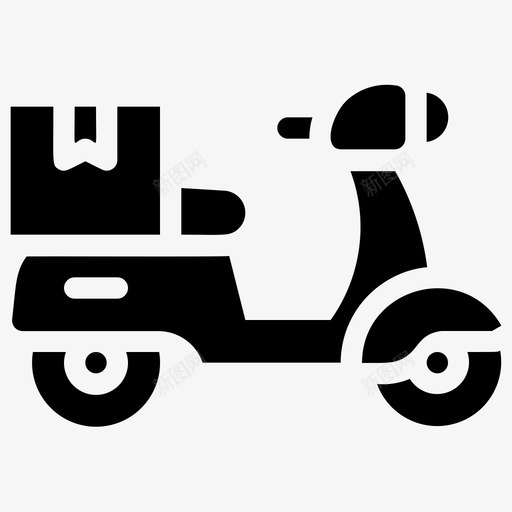 送货摩托车包装送货促销svg_新图网 https://ixintu.com 送货 摩托车 销售 包装 促销 购物 雕文