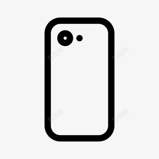iphone8背面手机iphone智能手机svg_新图网 https://ixintu.com 手机 背面 智能